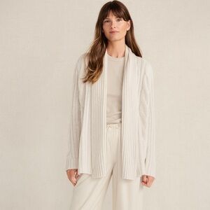 Haven Well Within Cashmere Cable Open Front Cardigan XS S